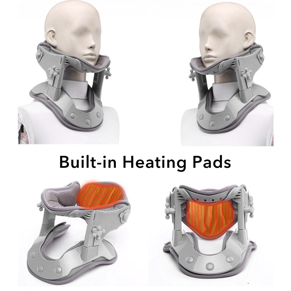 Cervical support cervical spine traction device hot compress physiotherapy cervical spine adjustable support correction cervical spine fixator - V.I.P Digital Presence