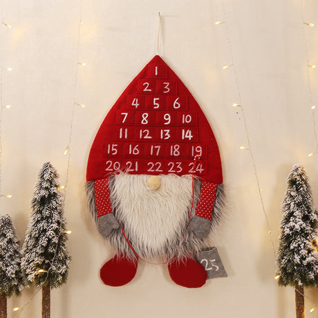 Christmas decorations non-woven fabric simulation wool creative forest man calendar Christmas calendar ornaments - V.I.P Digital Presence