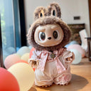 Clothing with 58cm LABUBU Design ZIMOMO Doll Clothes Rubber LABUBU Plush Toy Clothing Cute