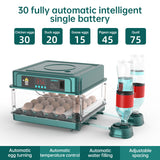 9 - 48 Egg Incubator: Automatic Egg - Turning & Humidity Monitoring. Duck Incubator with Auto - Water Ionic Waterbed - V.I.P Digital Presence
