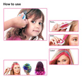 Hair Dying Chalk Temporary Hair Powder Soft Salon Hair Color DIY Salon 4 Colors optional one time use - V.I.P Digital Presence