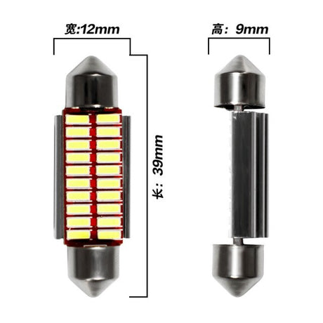 Festoon 31mm 36mm 39mm 42mm LED Bulb C5W C10W Super Bright 4014 SMD Canbus Error Free Auto Interior Doom Lamp Car Styling Light - V.I.P Digital Presence