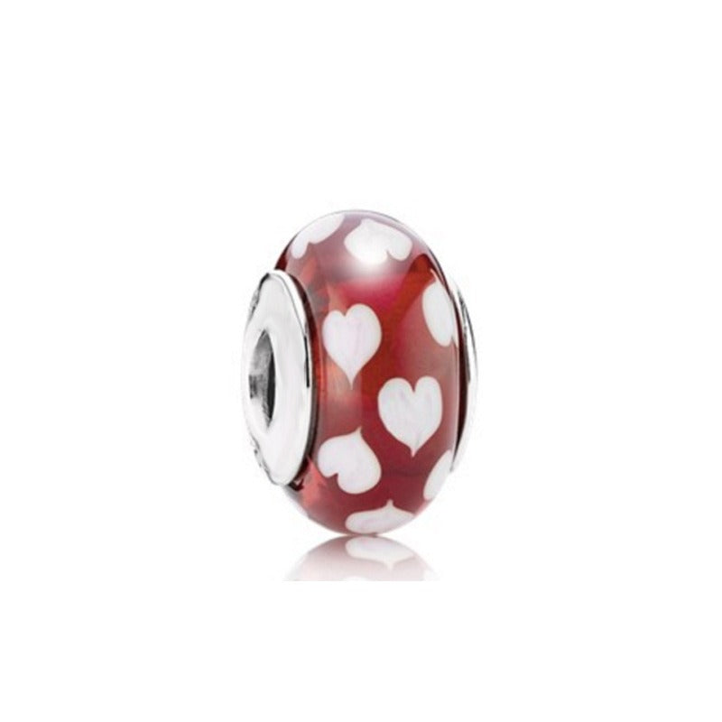 Platinum Di Love Rainbow Glass Beads Hanging Beads DIY Accessories Beads - V.I.P Digital Presence