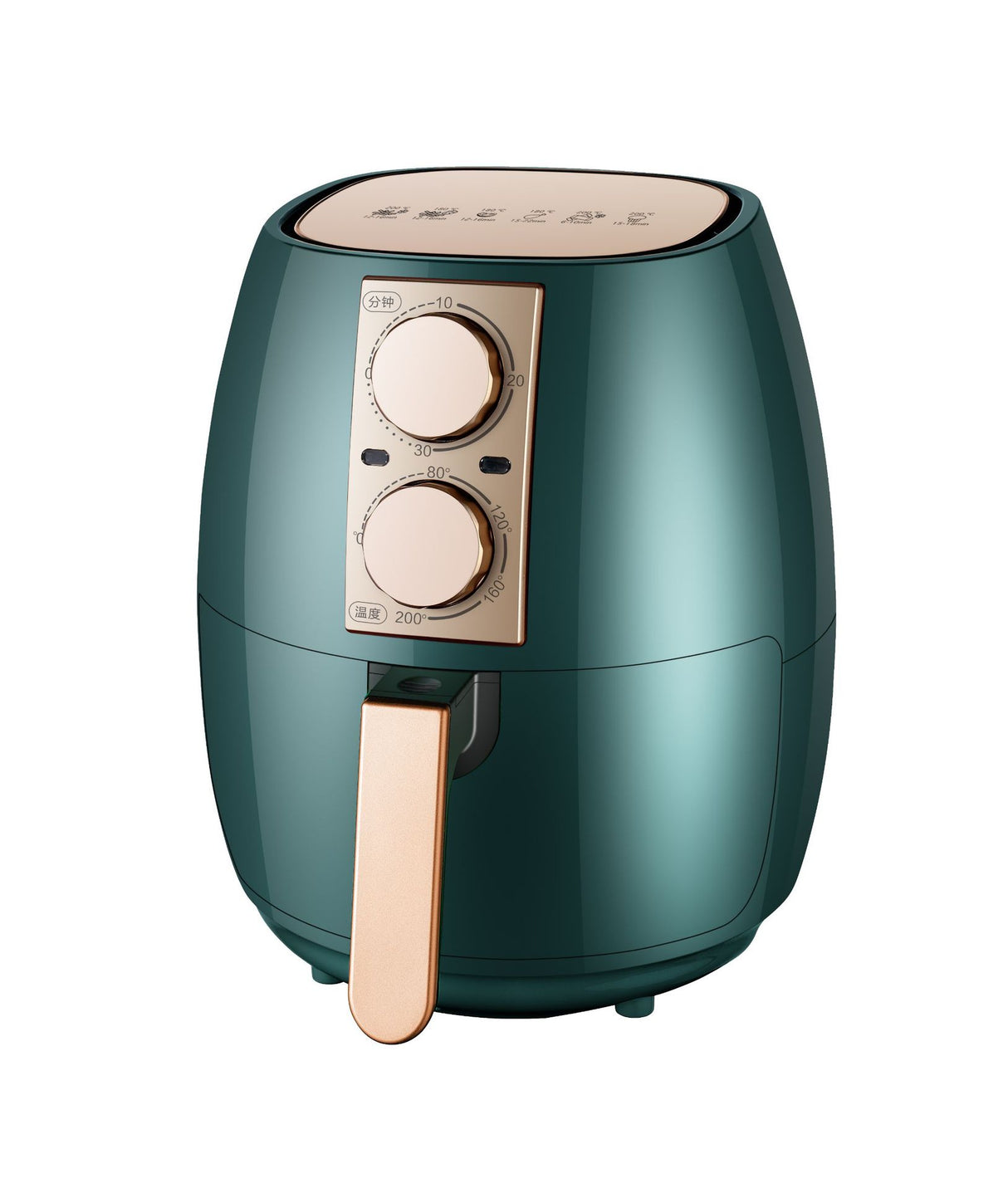Visual Air Fryer Electromechanical Fryer Electric Oven Large Capacity Air Fryer 6L Multi-Function - V.I.P Digital Presence