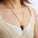 Copper Labradorite Heart Shape Necklace - V.I.P Digital Presence