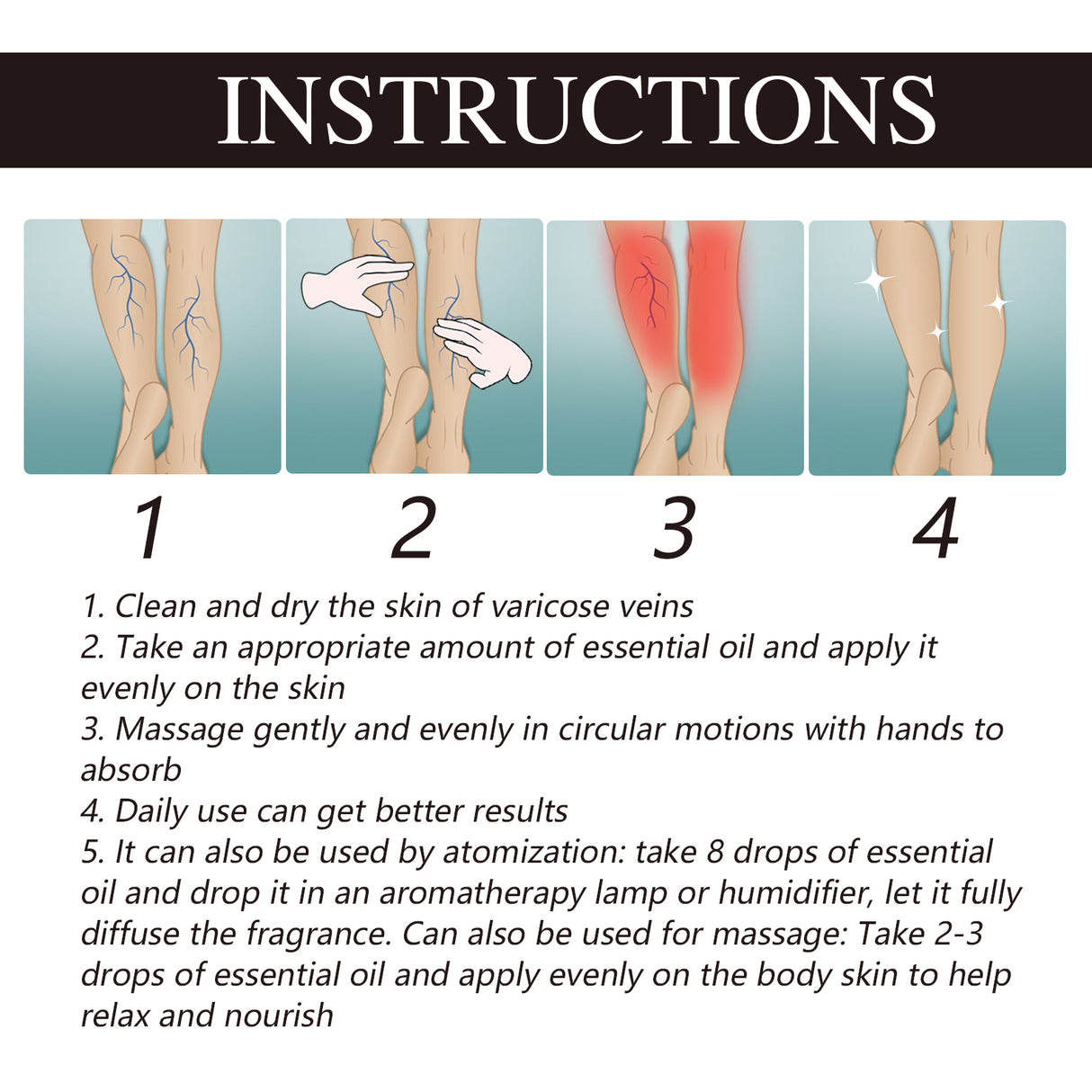 Chamomile Leg Essential Oil Protects Leg Skin And Relieves Leg Discomfort With Daily Massage Essential Oil - V.I.P Digital Presence