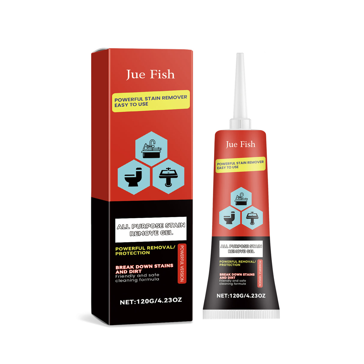 Multi-Purpose Stain Cleaning Gel, Cleaning Kitchen And Bathroom Grease Stains Multi-Effect Cleaner - V.I.P Digital Presence