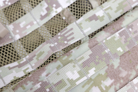 Cold War direct-purchased Russian military-issued 3rd-gen 6sh117 desert KSOR digital camo tactical vest - V.I.P Digital Presence