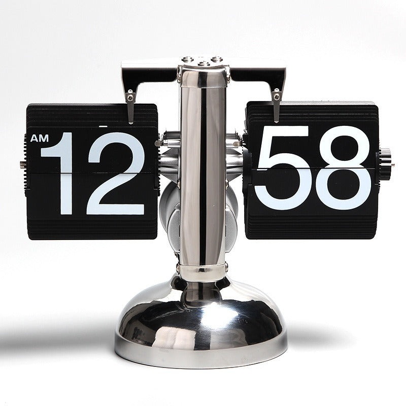 Retro Small Balance Automatic Flipping Clocks Living Room Desktop Clocks - V.I.P Digital Presence