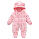 Baby cartoon hooded jumpsuit baby crawling suit - V.I.P Digital Presence