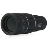 Telescopio monocular Beileshi 16 x 52 de doble enfoque con zoom óptico, binoculares con revestimiento, mira óptica para caza.
