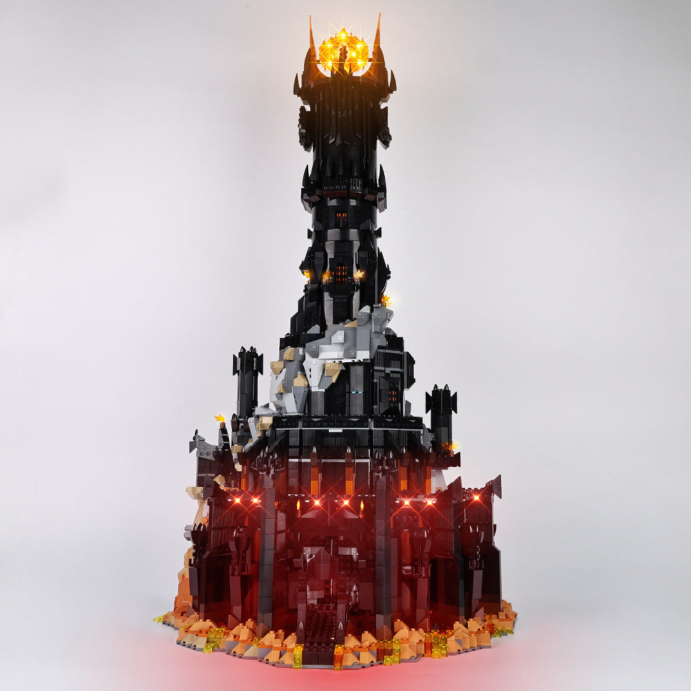 Suitable for LEGO 10333 Lord of the Rings Baladu Black Tower LED building blocks toy lighting fixtures light sets - V.I.P Digital Presence