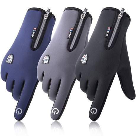 Winter Fleece Thermal Warm Outdoor Gloves Touchscreen Waterproof Cycling Bicycle Windproof Glo - V.I.P Digital Presence