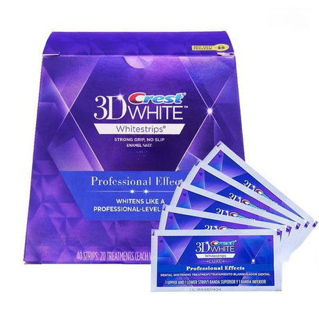 3D Teeth Whitening Strips Set - 20 Pairs Per Box, Tooth Whitening Stickers for Removing Yellow and Stains, Gift Box Packaging - V.I.P Digital Presence