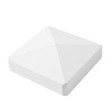 Line Post for White Vinyl Routed Fence Caps Included set of 2 - V.I.P Digital Presence