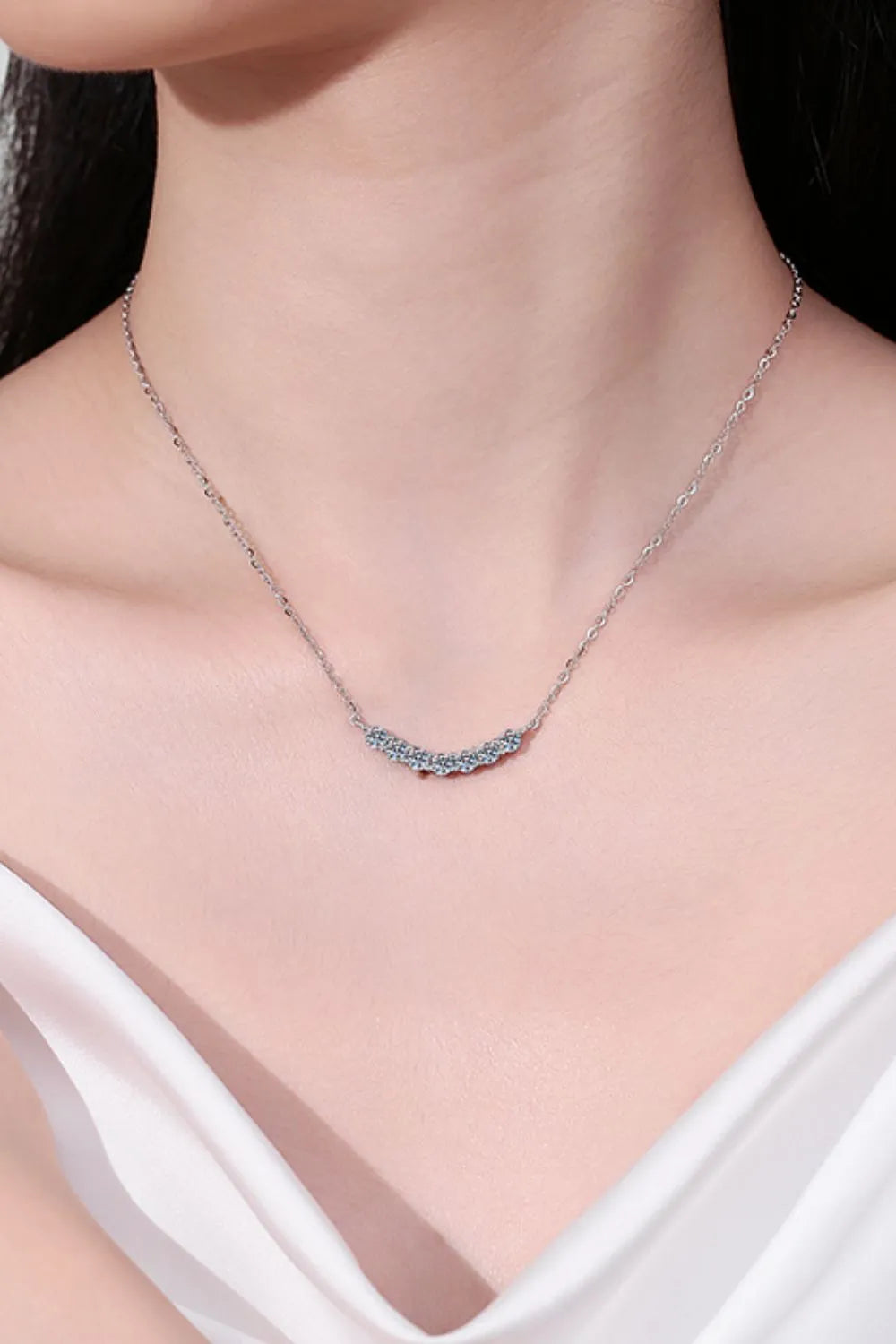 1.4 Carat Moissanite 925 Sterling Silver Necklace - V.I.P Digital Presence