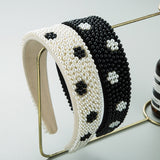 New Fashion Full Pearl Wide Edge Shampoo Headband Pressed Hair Ornament - V.I.P Digital Presence
