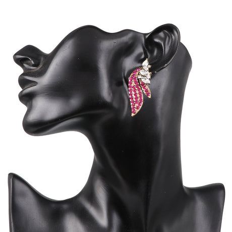 Alloy Glass Stone Stud Earrings - V.I.P Digital Presence
