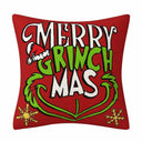 Grinch Christmas Pillow Cover Amazon Home Christmas Decoration Cushion Sofa Pillowcase Combination - V.I.P Digital Presence