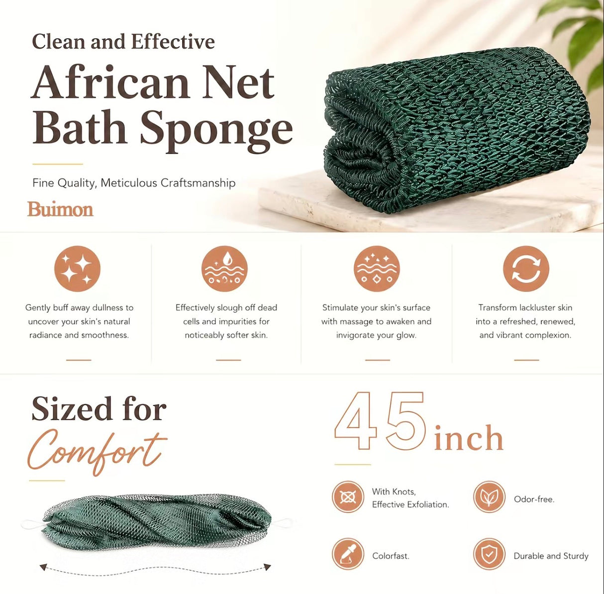 AfriGlow Exfoliating Sponge