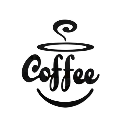 Coffee Themed Mirror Acrylic Wall Stickers for Kitchen and Dining Room - V.I.P Digital Presence