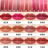 Small Square Tube Matte Matte Not Easy To Fall Off Lipstick Smooth Moisturizing Not Pull Dry Lasting Color Portable Lipstick Makeup - V.I.P Digital Presence