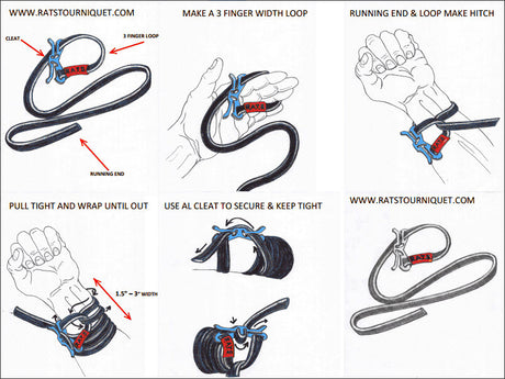 Jungle fast tourniquet poison belt One hand operation Light and easy to use EDC outdoor survival equipment - V.I.P Digital Presence