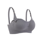 Pregnant Women Without Steel Ring Front Open Buckle Plus Size Seamless Breastfeeding Bra Adjustment Type Gathering Bra Underwear - V.I.P Digital Presence