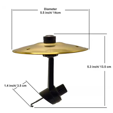 1/2pcs Car Collision Cymbals & Ventilated Drums, Decorative Instruments - V.I.P Digital Presence
