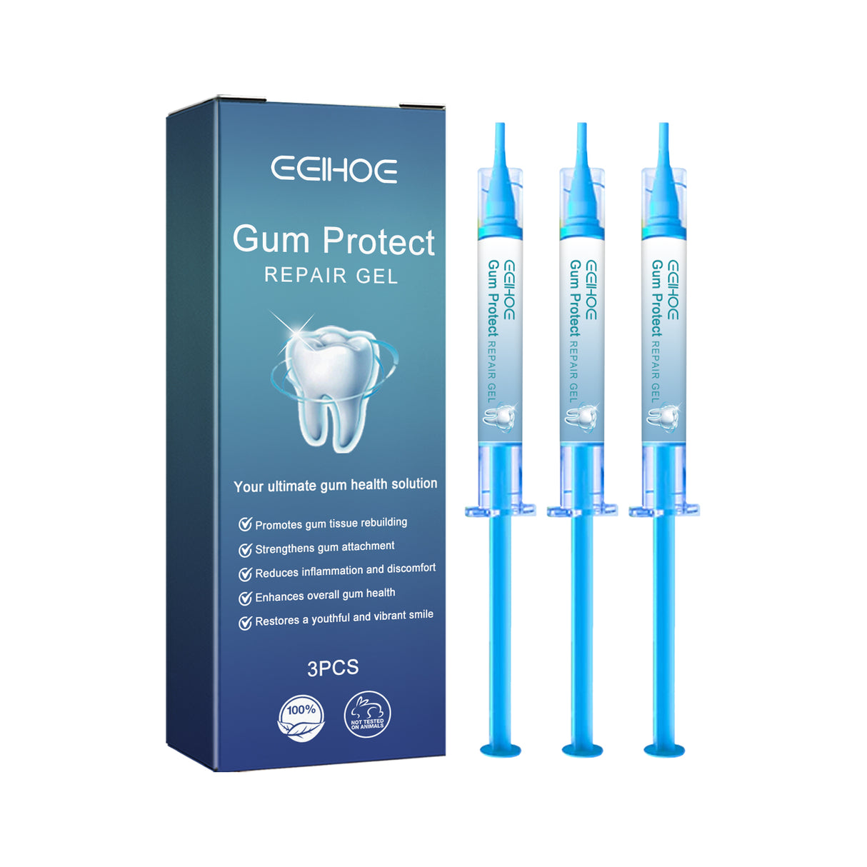 Gum Protect Repair Gel, Deep Clean Tooth Dirt Care Gums Fresh Breath Care Gel - V.I.P Digital Presence