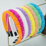 Fish Line Braided String Crystal Hair Band Korean Temperament Senior Sense Wash Face Headband - V.I.P Digital Presence