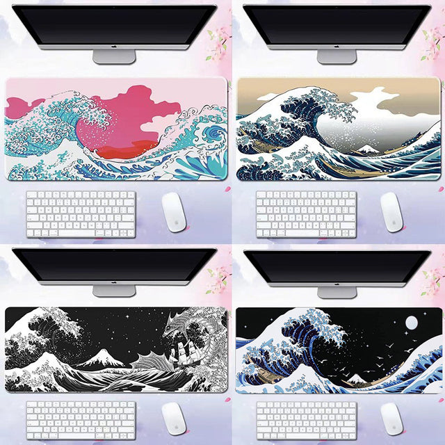 Wave mouse pad advertising game keyboard pad desk pad - V.I.P Digital Presence