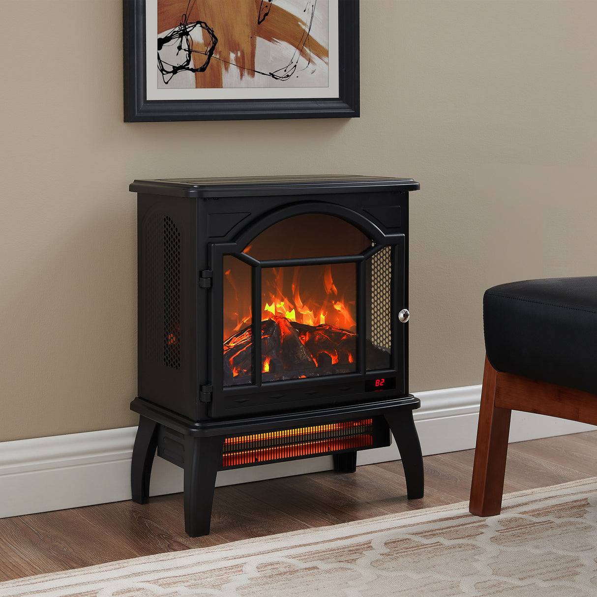 18 inch 3D Infrared Electric Stove with remote control - V.I.P Digital Presence