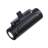 New creative power bank flashlight outdoor LED mini capsule portable fast charge 5000mAh power bank - V.I.P Digital Presence