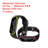 Double line Strap for Xiaomi Mi Band 5 4 3 Accessories Bracelet Wristband Bracelet for Miband 3 4 5 Replacement Breathable Strap - V.I.P Digital Presence