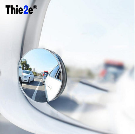 1 pair  360 Degree frameless ultrathin Wide Angle Round Convex Blind Spot mirror for parking Rear view mirror - V.I.P Digital Presence
