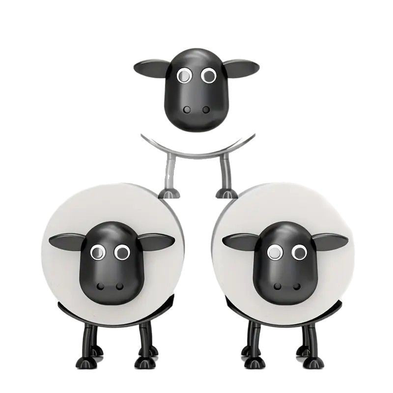 Cute sheep shaped toilet paper holder suitable for fashionable home decoration tissue box storage bathroom accessories decoration rack - V.I.P Digital Presence