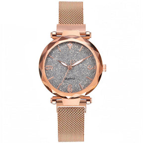 Rose Gold Women Watch Top Brand Luxury Magnetic Starry Sky Lady Wrist Watch Mesh Female Clock For Dropship relogio feminino - V.I.P Digital Presence