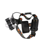 12000Lm XML T6 5 LED Headlight 4 Modes Torch 2x18650 battery+ Car charger - V.I.P Digital Presence