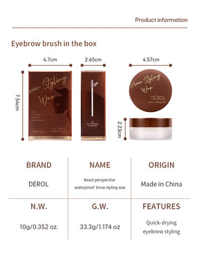Eyebrow Shaping Cream Waterproof Quick-Drying Natural Wild Eyebrow Lasting Three-Dimensional Eyebrow Soap Eyebrow Shaping Wax - V.I.P Digital Presence