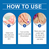 Toenail Care Hand Nail Cleaning Care Strong Gentle Repair Damaged Nails Care Device