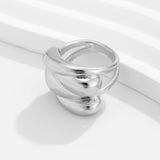 Retro personalized metal square mirror bracelet with frosted curve bracelet - V.I.P Digital Presence