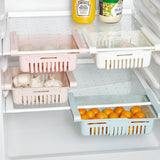 Retractable Refrigerator Divider Organizing Storage Rack Home Storage Rack Preservation Pull-Out Classification Box Refrigerator Partition Frame - V.I.P Digital Presence