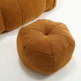 Soft Bean Bag Chair with High Resilient Foam(Chips)for living room and bedroom Comfortable Square Lazy Sofa with Footstool - V.I.P Digital Presence