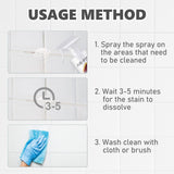 Jue-fish Tile Cleaning Spray, Kitchen Bathroom Wall Floor Tile Decontaminating Cleaning Spray - V.I.P Digital Presence