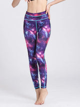 Printed Active High Waist Leggings - V.I.P Digital Presence