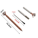 21Color Kawaii Ballpoint Pen Big Gem Metal Ball Pen With Large Diamond Blue And Black Magical Pen Fashion School Office Supplies - V.I.P Digital Presence
