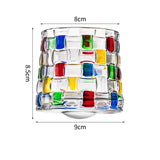 Hand drawn rotating glass cups multiple multi-purpose whiskey glasses rotating glass cups - V.I.P Digital Presence