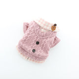Dog clothes, pet clothes, winter lollipop dog clothes, cat clothes, compared to bear clothes, woolen plaid pet clothes - V.I.P Digital Presence