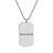 European and American high-end stainless steel military brand necklace engraved pendant jewelry - V.I.P Digital Presence